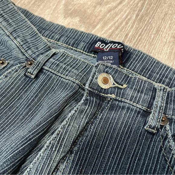 Striped denim high waist jeans - Picture 3 of 9